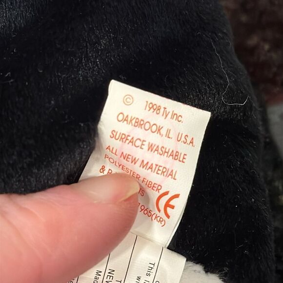 Ty Beanie Baby - Zero The Christmas Penguin (6in - Picture 9 of 9